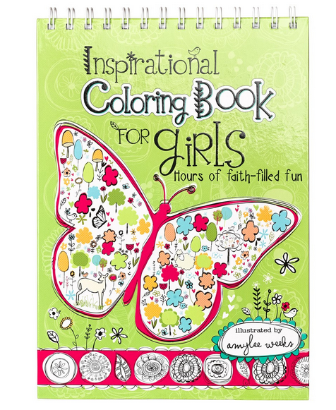 Inspirational Coloring Book for Girls