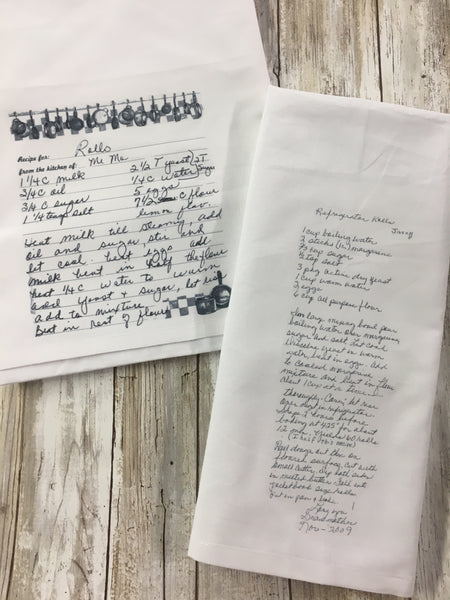 Personalized Tea Towel