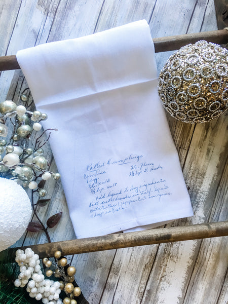 Personalized Tea Towel