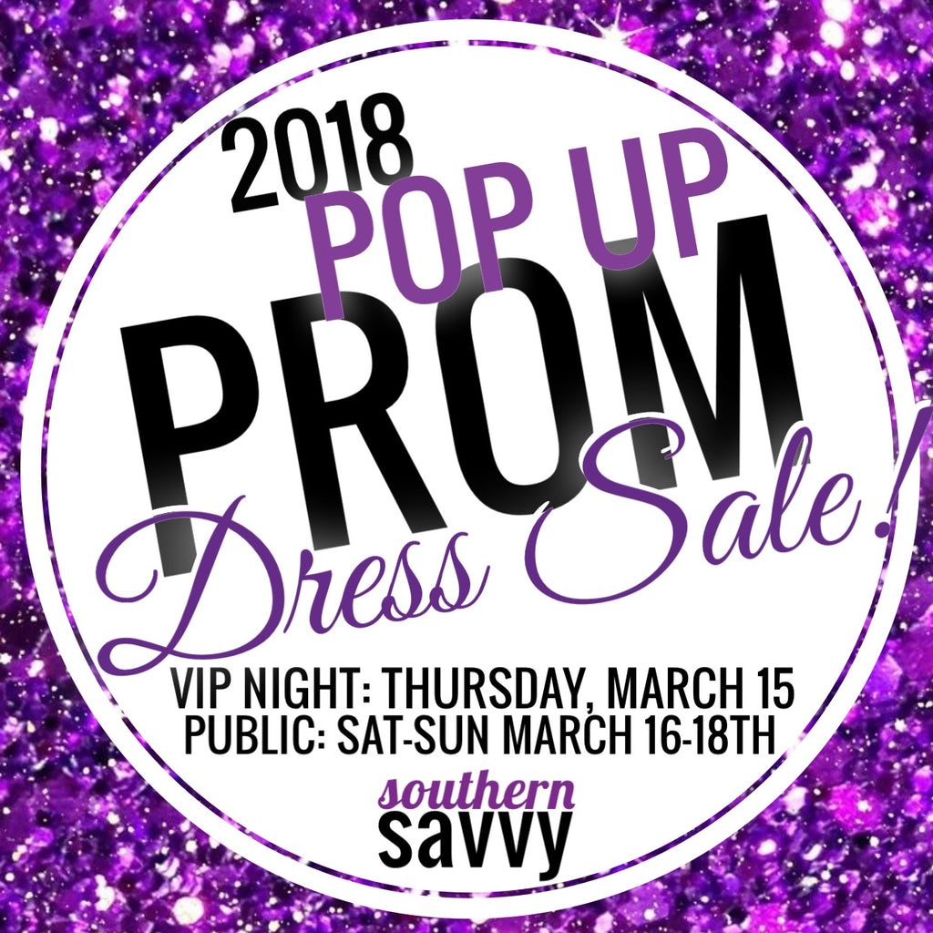 2018 Pop Up Prom Sale