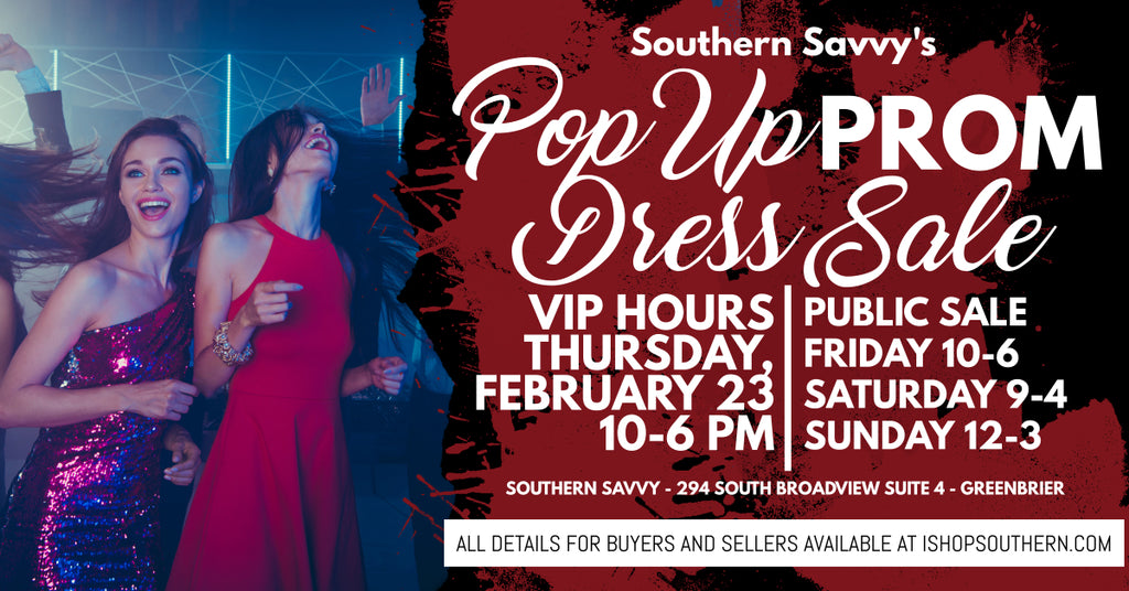 Pop Up Prom Dress Sale VIP Ticket